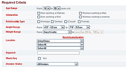 Dating Script Search